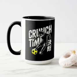 Fierce Determination Soccer Cat Anime Lover Sports Tasse