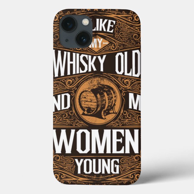 Fierce Dragon 'I like My Whisky Old' Design' Case-Mate iPhone Hülle (Rückseite)