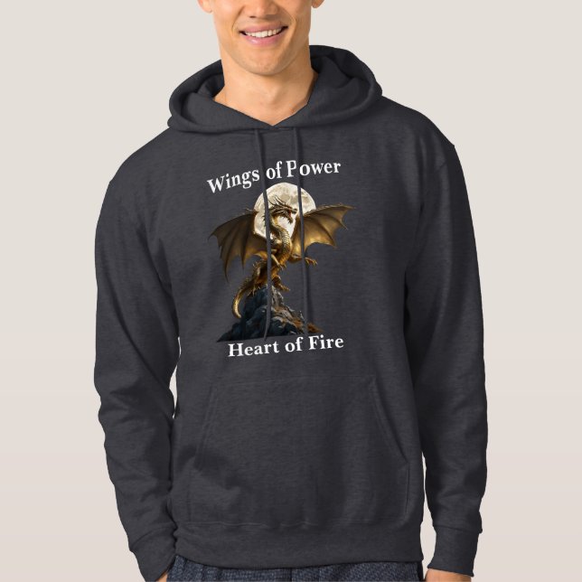 Fierce Dragon Rearing Hoodie (Vorderseite)