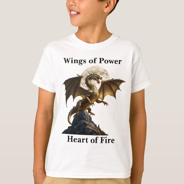 Fierce Dragon Rearing T - Shirt (Vorderseite)
