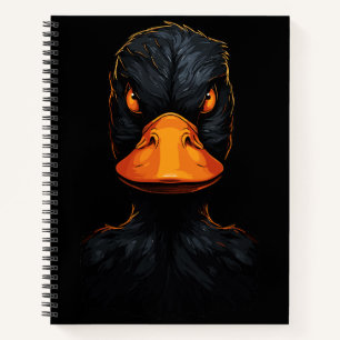 Fierce Duck - fett und auffallend Notizbuch