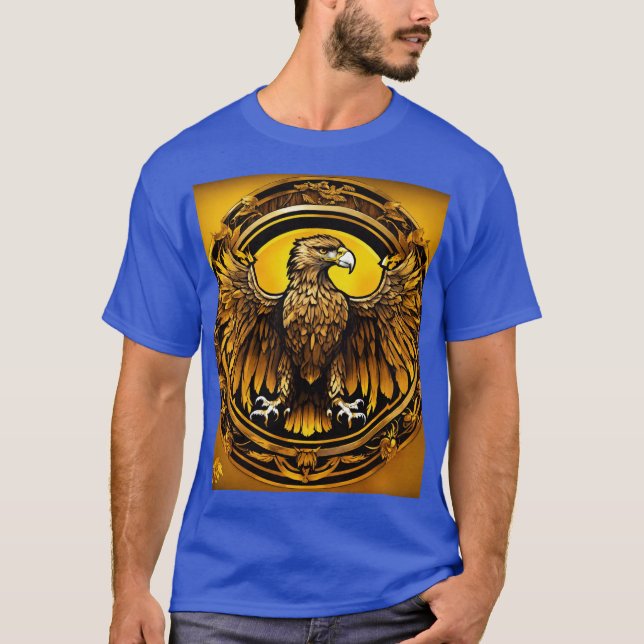 Fierce Eagle Tattoo Design - Power und Schutz T-Shirt (Vorderseite)