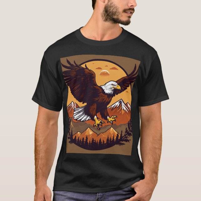 Fierce Eagle Tattoo T - Shirt - Intrizent (Vorderseite)