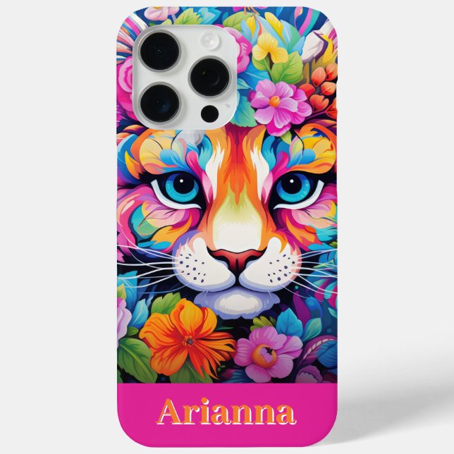 Fierce Elegante: Gewohnheitsgemäße Tigerwelt Case-Mate iPhone Hülle (Rückseite)