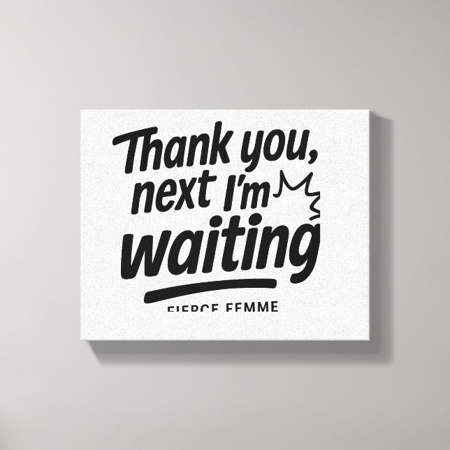 FIERCE FEMME - Stärkung der Leinwand Wall Art for  (Vorderseite)