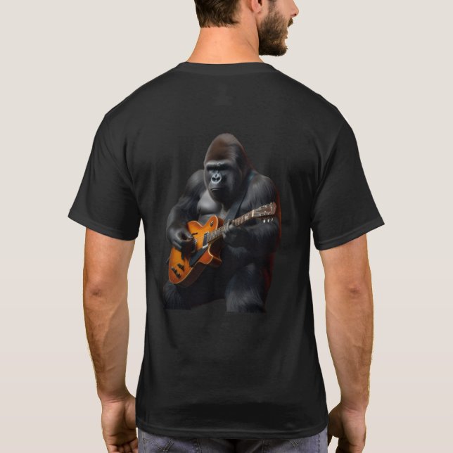 Fierce Gorilla Rocker T-Shirt (Rückseite)