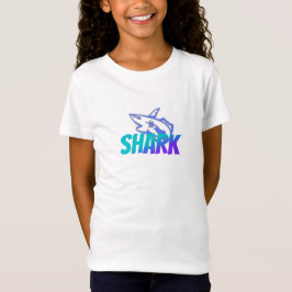 Fierce Gradient Shark Logo | Bold Ocean Vibes T-Shirt