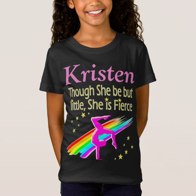 FIERCE GYMNAST PERSONALISIERT TANK TOP (Vorderseite)