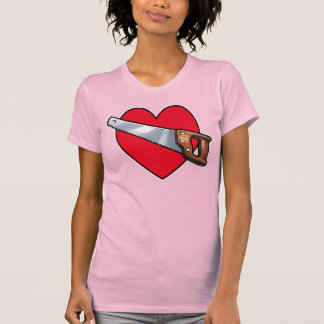 Fierce Heartbreaker Anime-Herzen Brecheisen-Design T-Shirt