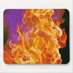 Fierce Hot Fire Abstrakt Art Mouse Pad Mousepad