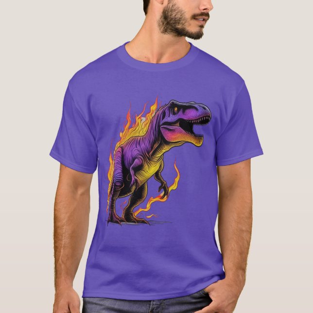 Fierce Inferno T-Rex T-Shirt (Vorderseite)