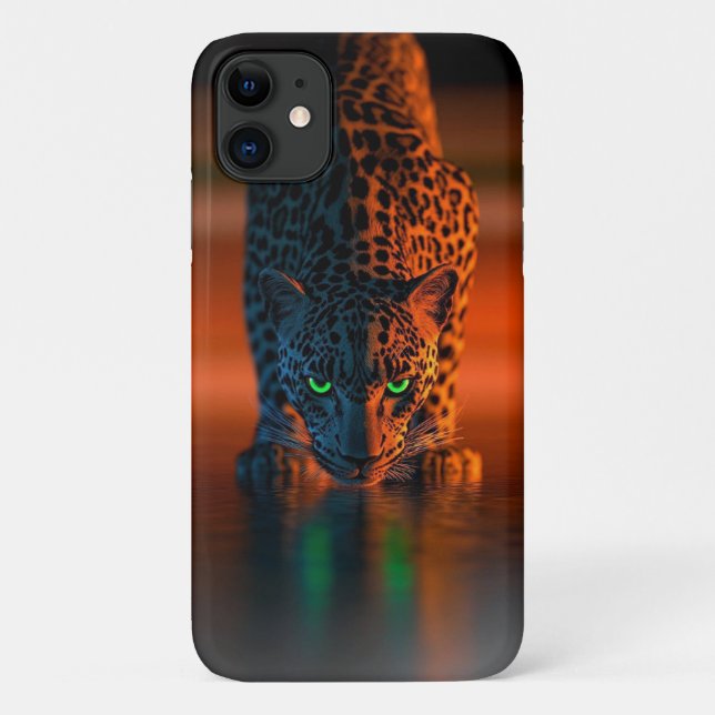 Fierce Leopard iPhone 16 Fall Case-Mate iPhone Hülle (Rückseite)