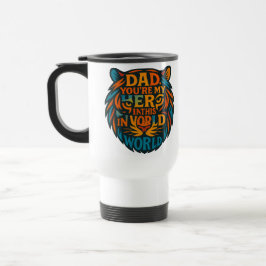 Fierce Liebe Vater Tasse mit Tiger-gestaltetem Quo