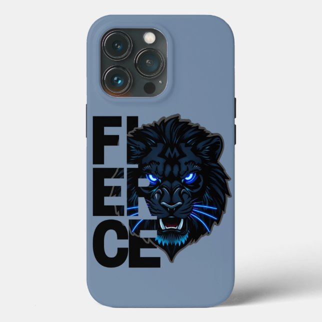 Fierce Lion Case-Mate iPhone Hülle (Rückseite)