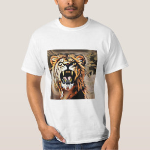 Fierce Majestic Lion - König der Tiere T-Shirt