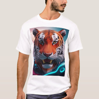 Fierce Majesty - T-shirt 3D Tiger