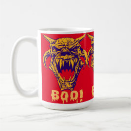 Fierce Monster BOO Halloween Beängstigend Coffee T Kaffeetasse