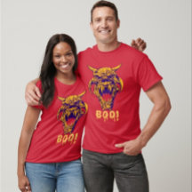 Fierce Monster BOO Halloween Beängstigend Design T