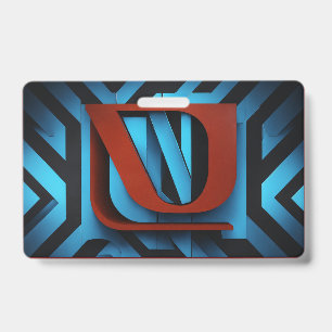 Fierce Netflix-Logo auf schwarzem und blauem Hinte Ausweis