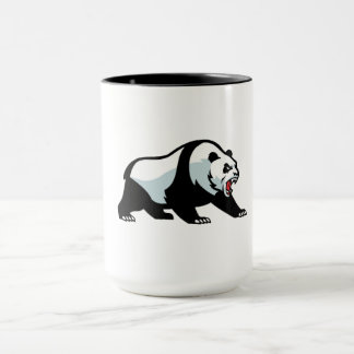 Fierce Panda - mutiger aggressiver Emblem-T - Shir Tasse
