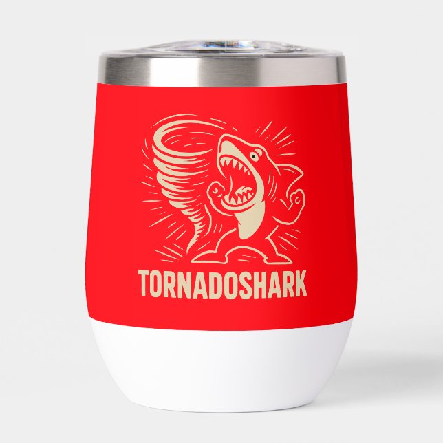 Fierce shark tornado art design for viral (Vorderseite)