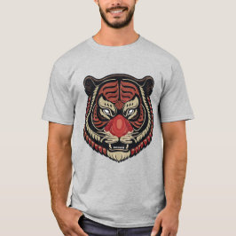 Fierce Stamm Tiger Face T-Shirt