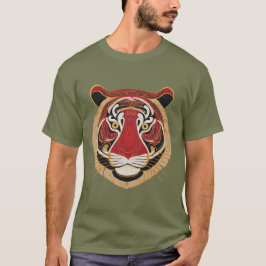 Fierce Stamm Tiger Face T-Shirt