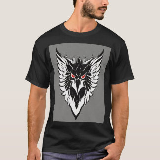 Fierce Tribal Owl T - Shirt" T-Shirt