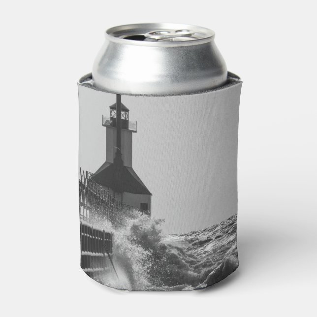 Fierce Waves bei St Joseph Grayscale Dosenkühler (Kanne Vorderseite)