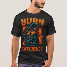 Fierce Witch Fox Cartoon Illustration T-Shirt