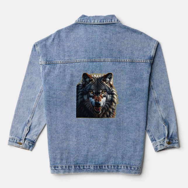 Fierce Wolf – Symbol of Strength and Freedom (Verso)