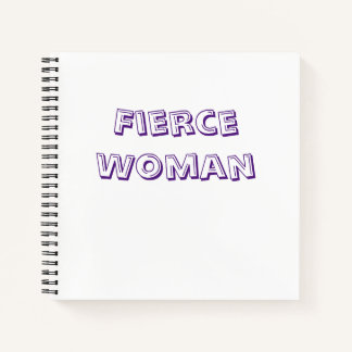 Fierce Woman Notebook Notizbuch