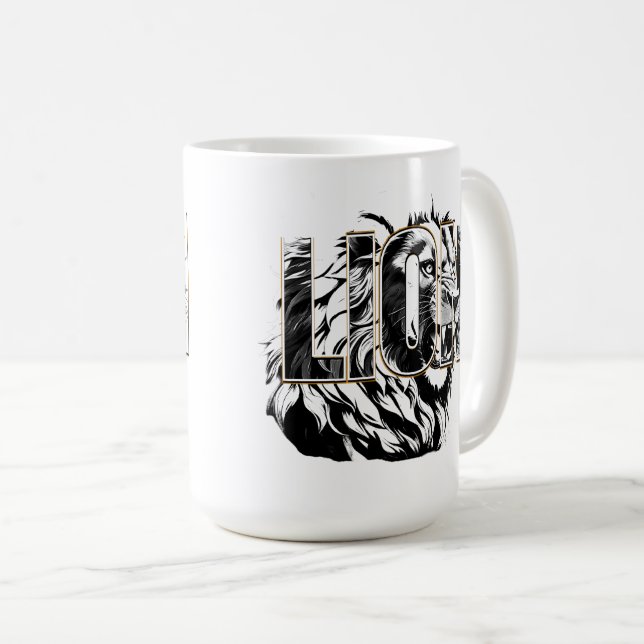 FierceLion Kaffeetasse (VorderseiteRechts)
