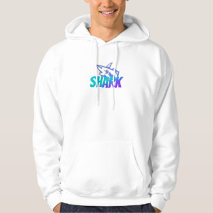 Fierces Hai-Logo mit Farbverlauf Kühnes Meer Hoodie