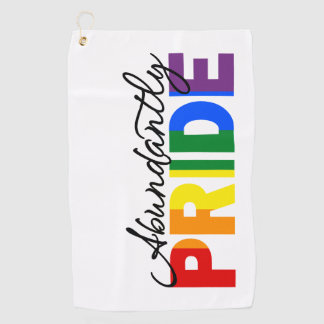 Fière d'être gay serviette de golf