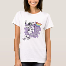 Fière D'Être Moi-Même Un T-shirt Astronaut LGBTQ