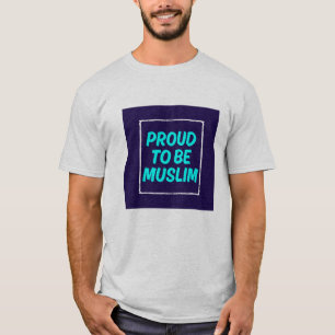 Fière d'être musulmane - T-shirt d'identité islami