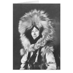 Fière Eskimo Femme - Photo du 19ème siècle