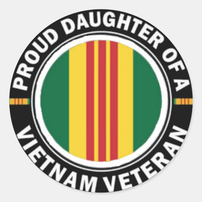 Fière fille d'un autocollant vietnamien (Devant)
