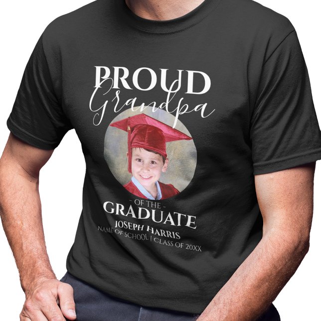 Fière Grand-Père Du Diplômé | T-shirt photo (Créateur téléchargé)
