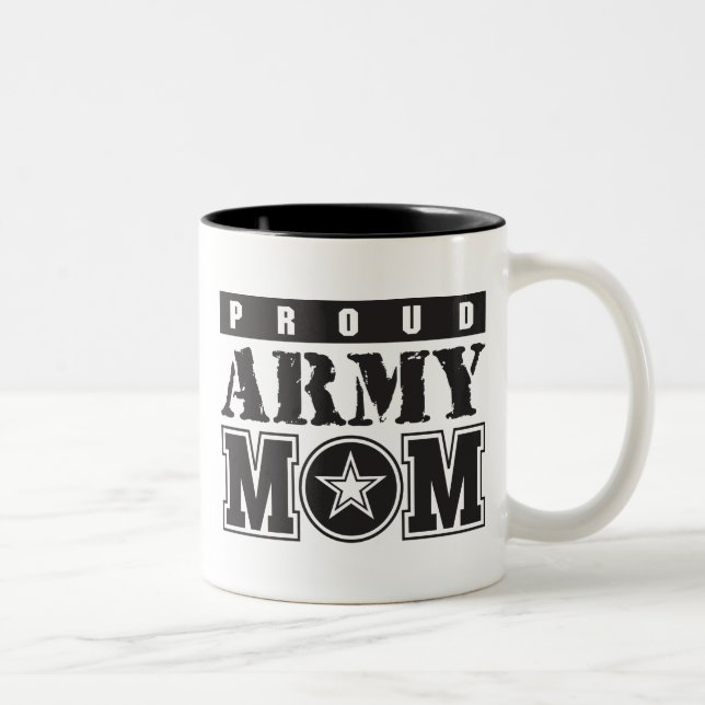 Fière maman de l'armée Mug (Droit)