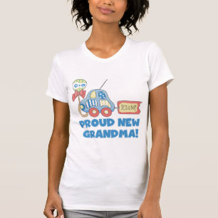 Fière nouvelle grand-mère-C'est un garçon Tshirts 