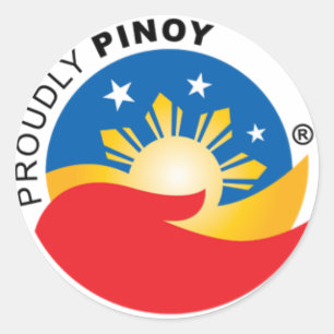 Fièrement autocollant de fonctionnaire de Pinoy