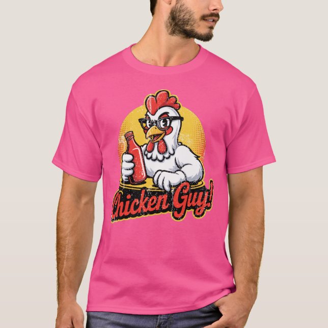 Fieri Chicken Typ T-Shirt (Vorderseite)