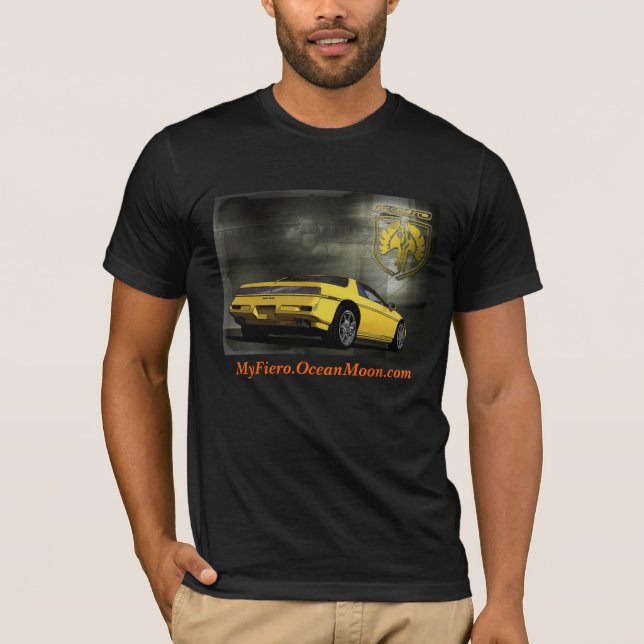 Fiero gelbes Notchback II T-Shirt (Vorderseite)