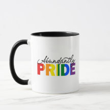 Fierté Abondante Arc-en-ciel Fière d'être Gay Mug