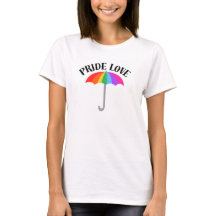 Fierté Amour Tshirt parapluie