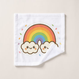 Fierté arc-en-ciel colorée Kawaii