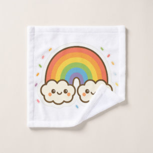 Fierté arc-en-ciel colorée Kawaii