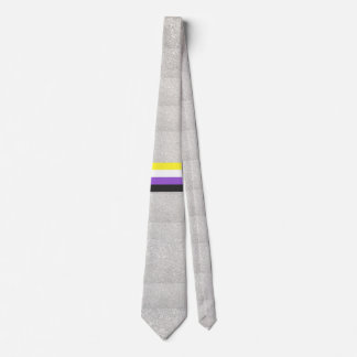 Fierté de cravate non-binaire arc-en-ciel LGBTI